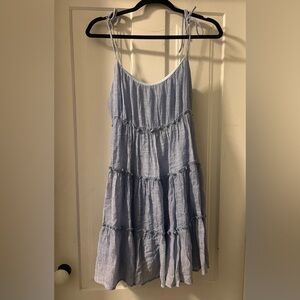 Pink Lily Sky Blue Dress